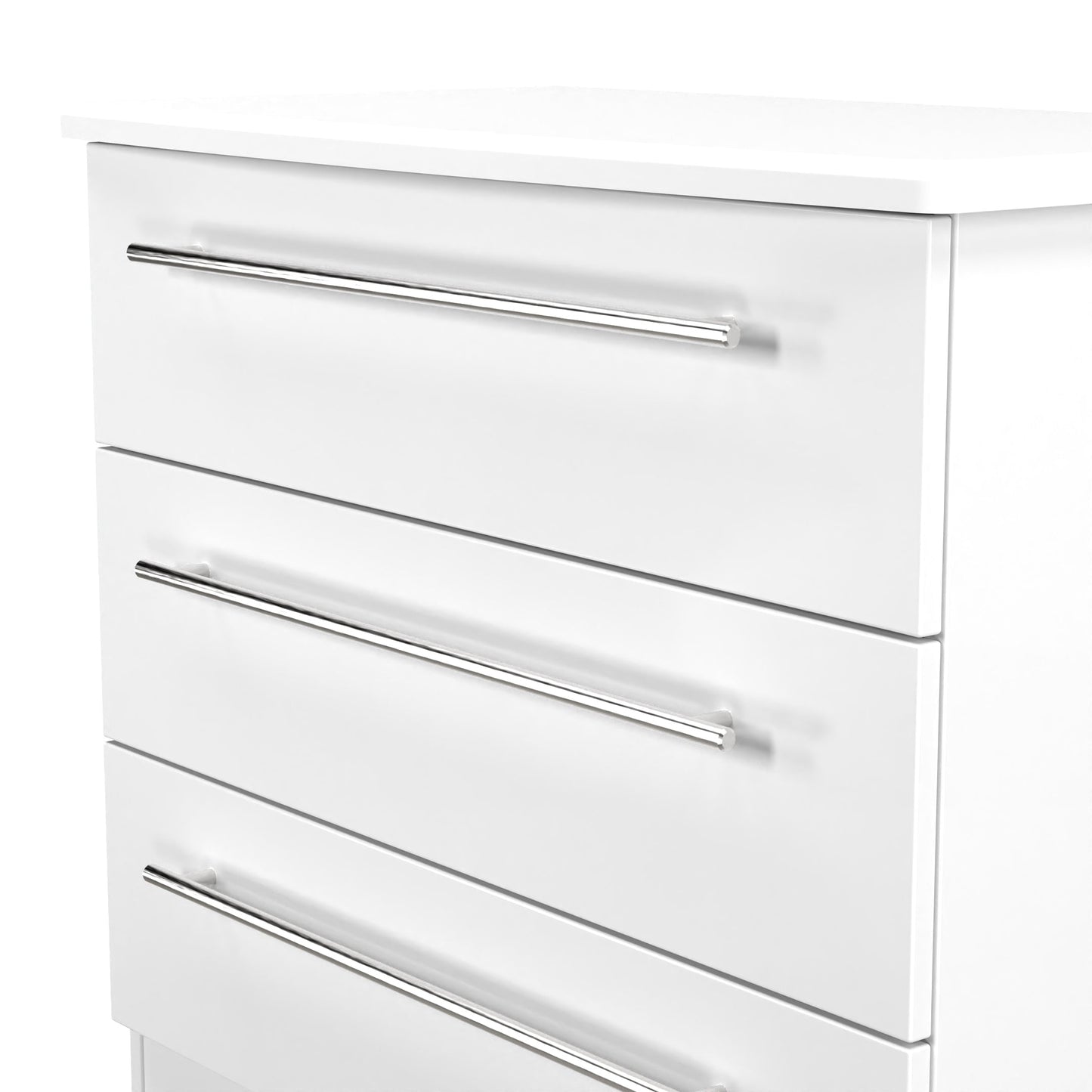 Sherwood Chest of Drawers White 3 Drawers 77cm