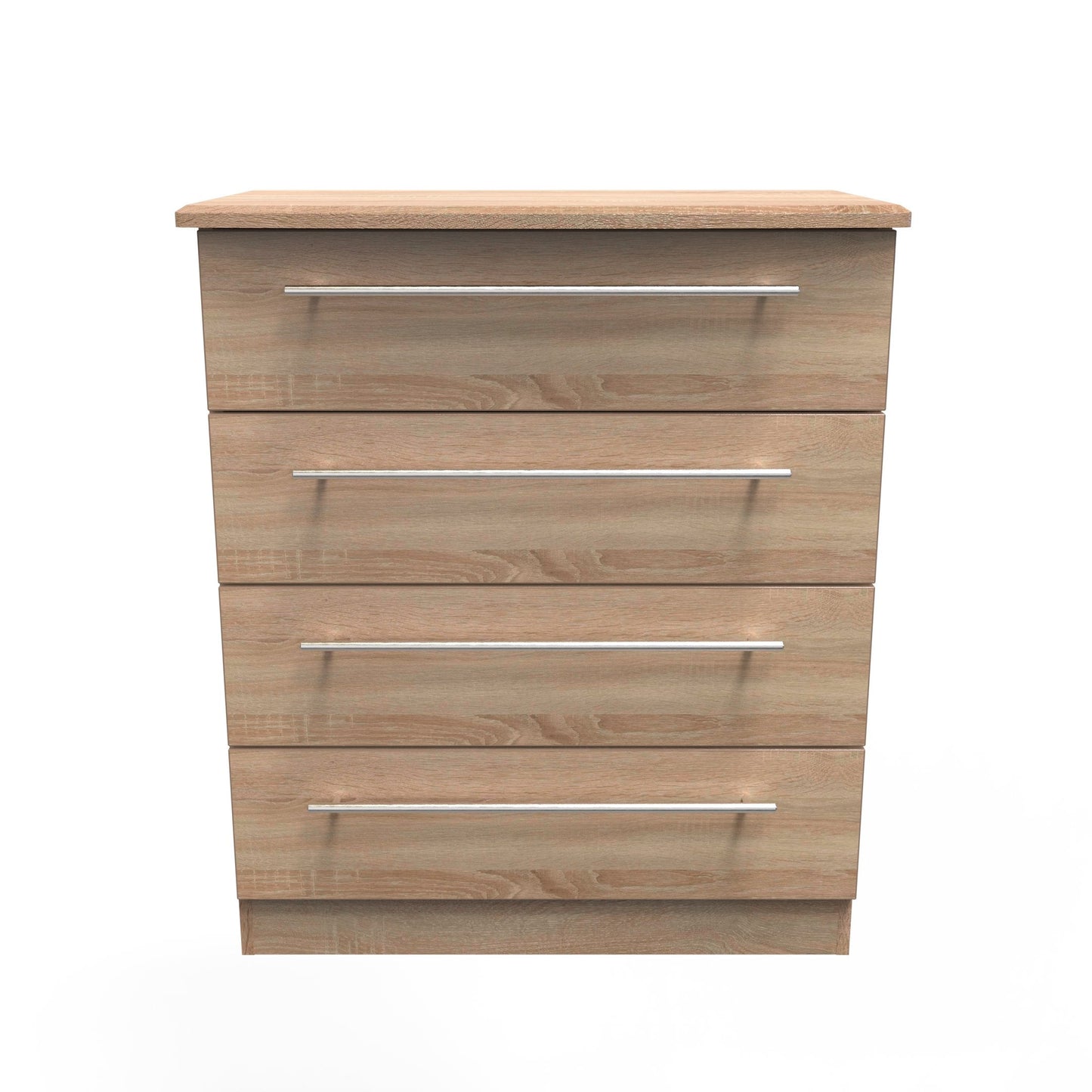 Sherwood Chest of Drawers Light Oak 4 Drawers 77cm