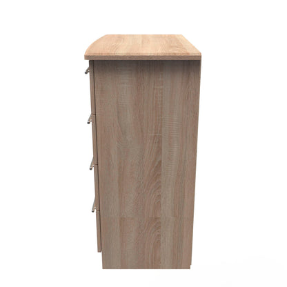 Sherwood Chest of Drawers Light Oak 4 Drawers 77cm