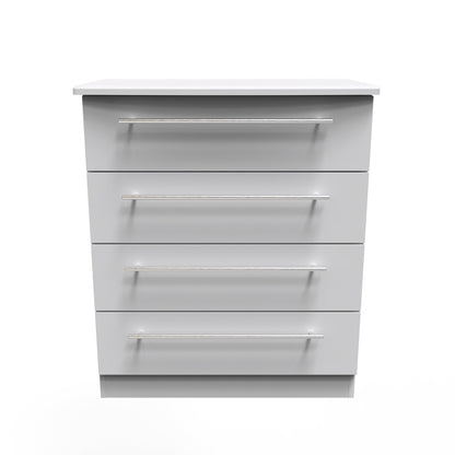 Sherwood Chest of Drawers Grey 4 Drawers 77cm