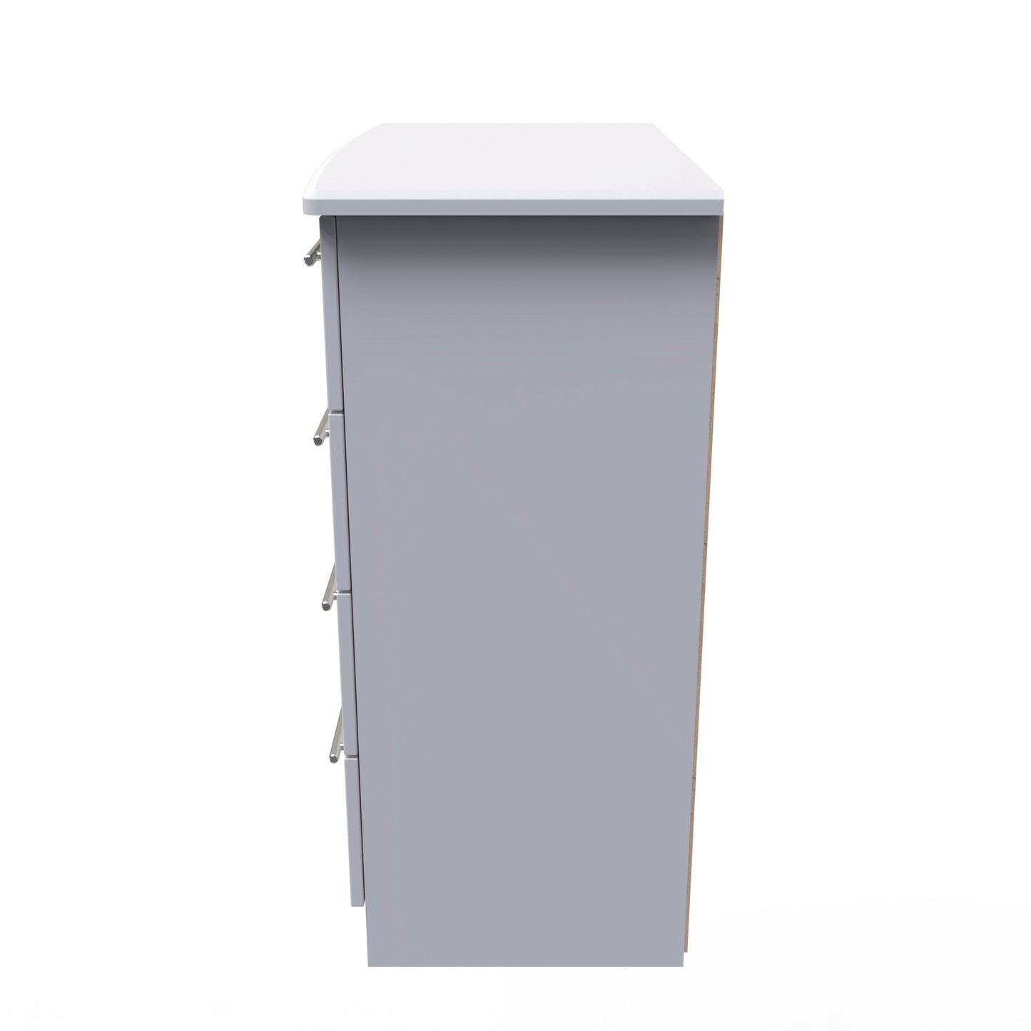 Sherwood Chest of Drawers Grey 4 Drawers 77cm