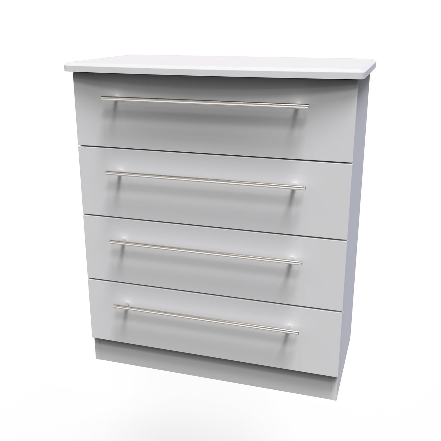 Sherwood Chest of Drawers Grey 4 Drawers 77cm