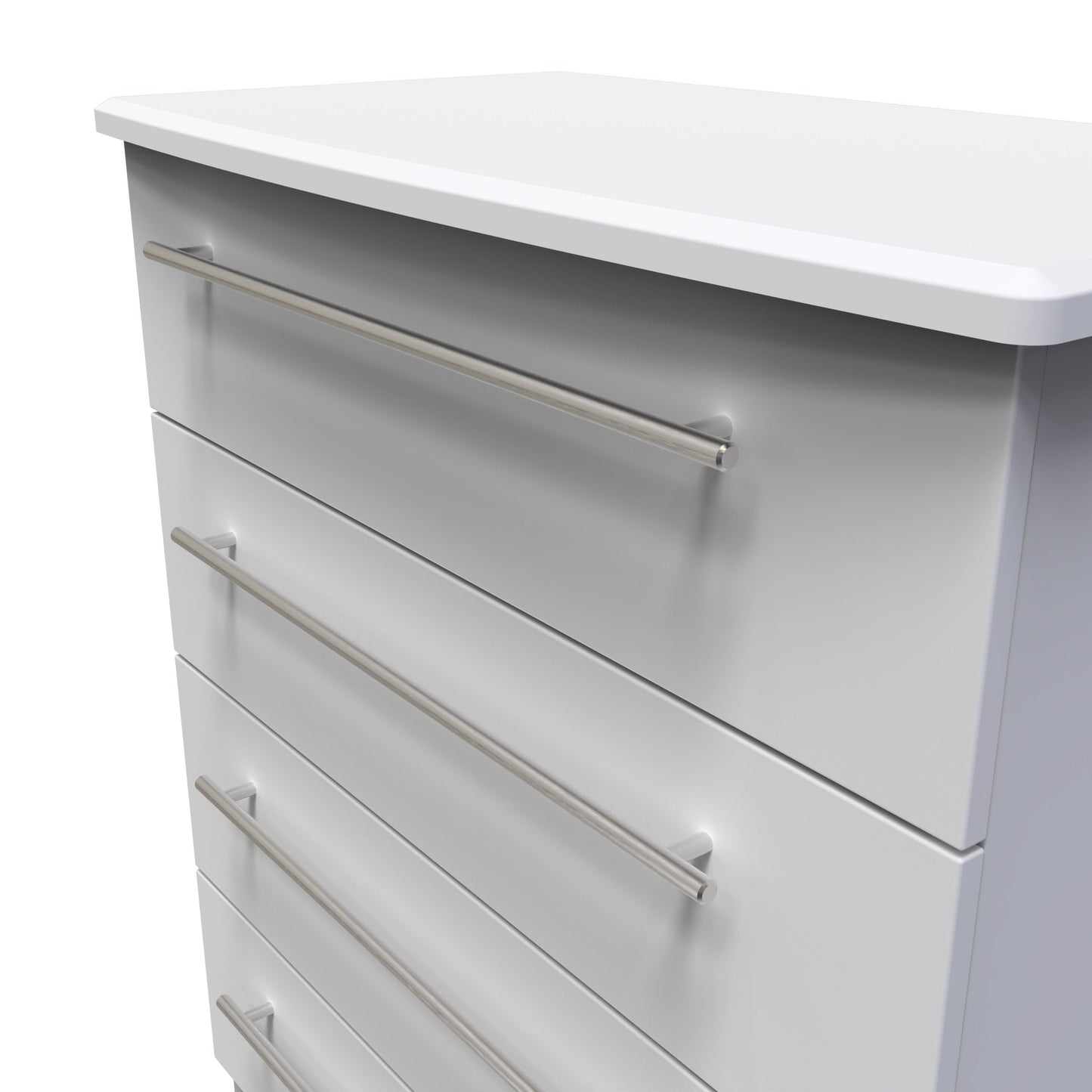 Sherwood Chest of Drawers Grey 4 Drawers 77cm