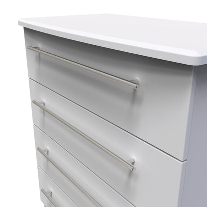 Sherwood Chest of Drawers Grey 4 Drawers 77cm