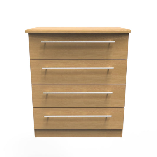 Sherwood Chest of Drawers Natural 4 Drawers 77cm