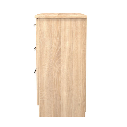 Sherwood Large Chest of Drawers Light Oak 6 Drawers 112cm