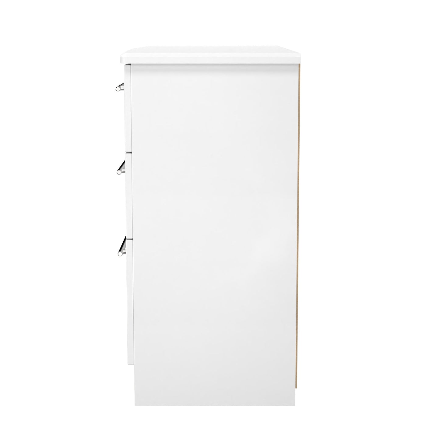 Sherwood Large Chest of Drawers White 6 Drawers 112cm