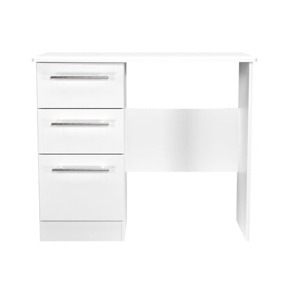 Sherwood Desk White 3 Drawers 93cm