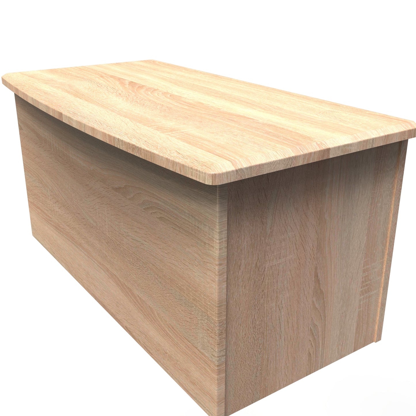 Sherwood Blanket Box Light Oak 84cm