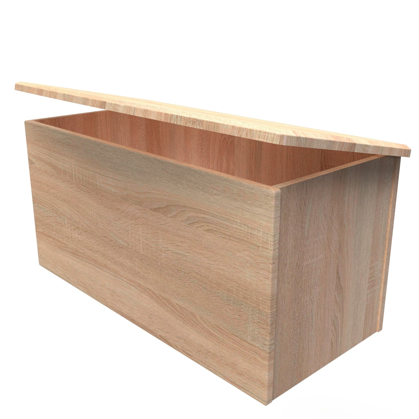 Sherwood Blanket Box Light Oak 84cm
