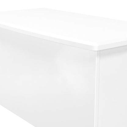 Sherwood Ottoman White 84cm