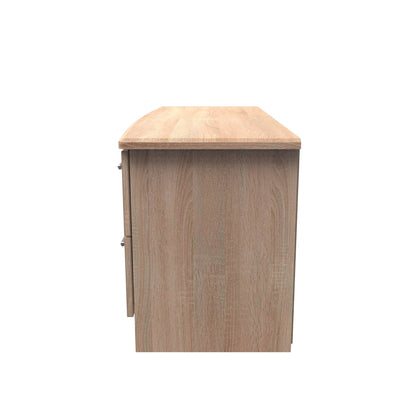 Sherwood Large Chest of Drawers Light Oak 4 Drawers 112cm
