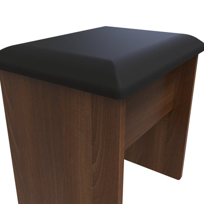 Sherwood Dressing Stool Walnut 48cm