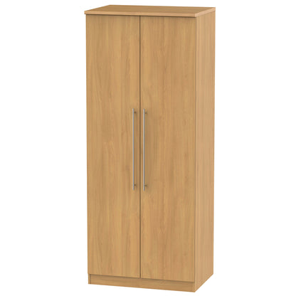 Sherwood Tall Wardrobe Natural 2 Doors 74cm