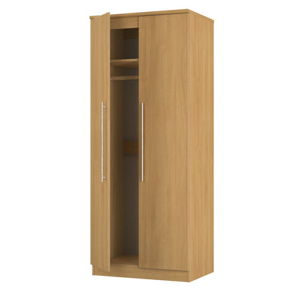 Sherwood Tall Wardrobe Natural 2 Doors 74cm