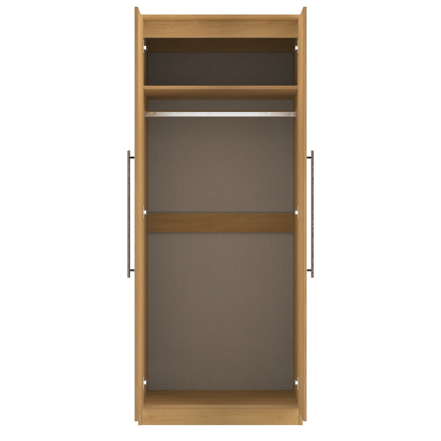 Sherwood Tall Wardrobe Natural 2 Doors 74cm