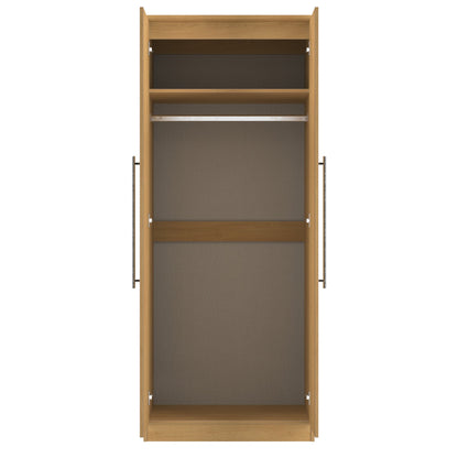 Sherwood Tall Wardrobe Natural 2 Doors 74cm