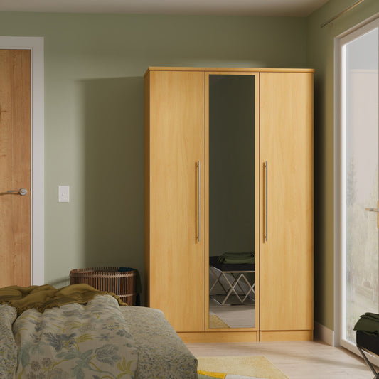 Sherwood Tall Wardrobe Natural 111cm