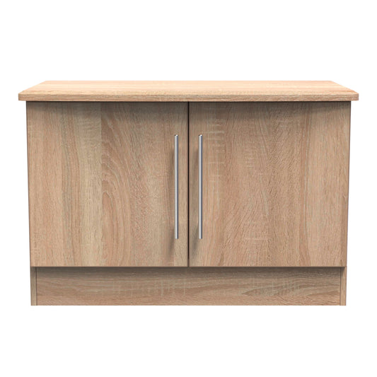 Sherwood TV Unit Light Oak 2 Doors 77cm