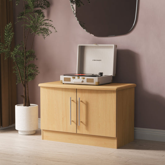 Sherwood Cupboard Natural 2 Doors 77cm