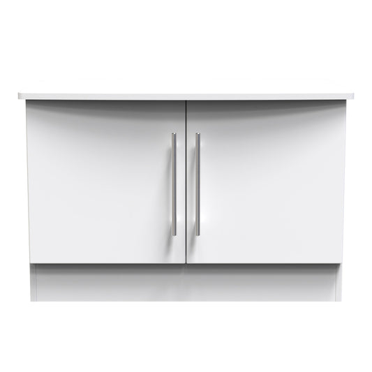 Sherwood Cupboard White 2 Doors 77cm
