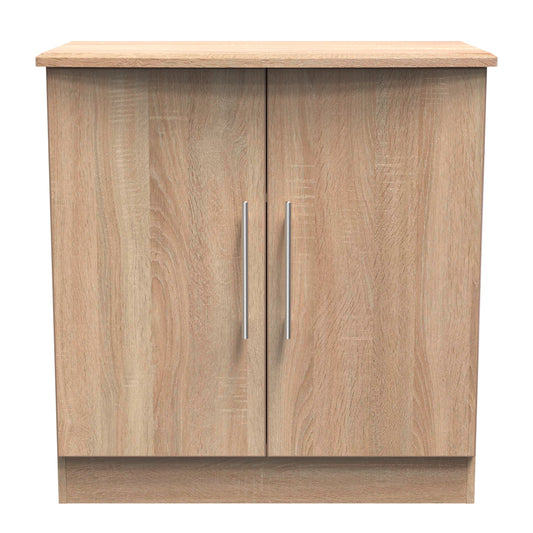 Sherwood Cabinet Light Oak 2 Doors 1 Shelf 77cm