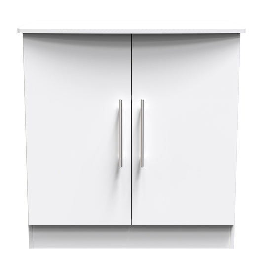 Sherwood Sideboard White 2 Doors 77cm