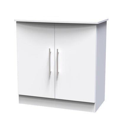 Sherwood Sideboard White 2 Doors 77cm