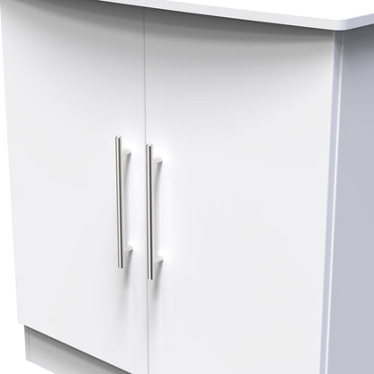 Sherwood Sideboard White 2 Doors 77cm