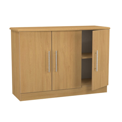 Sherwood Large Cupboard Natural 3 Doors 112cm