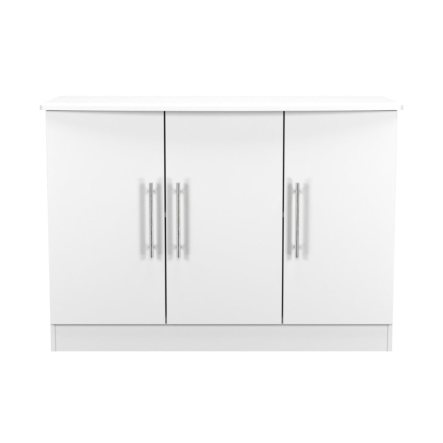 Sherwood Large Cupboard White 3 Doors 112cm