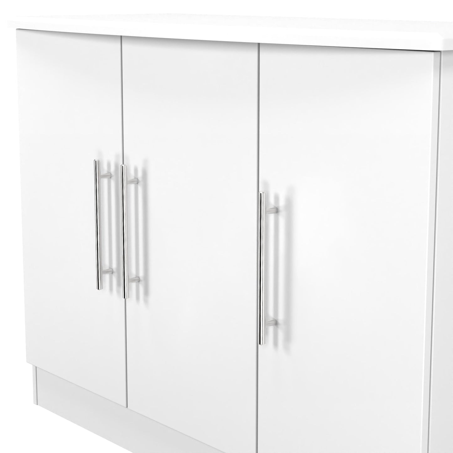Sherwood Large Cupboard White 3 Doors 112cm