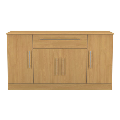 Sherwood Large Sideboard Natural 4 Doors 1 Drawer 146cm