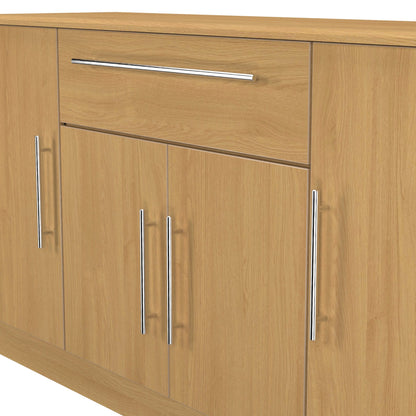 Sherwood Large Sideboard Natural 4 Doors 1 Drawer 146cm