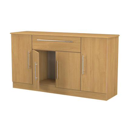Sherwood Large Sideboard Natural 4 Doors 1 Drawer 146cm