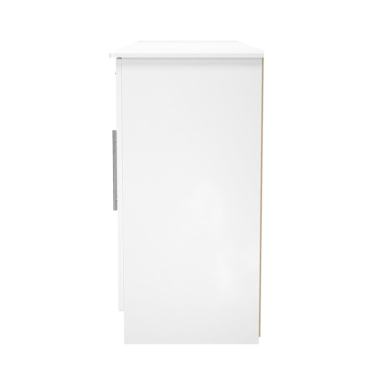 Sherwood Large Sideboard White 4 Doors 1 Drawer 146cm