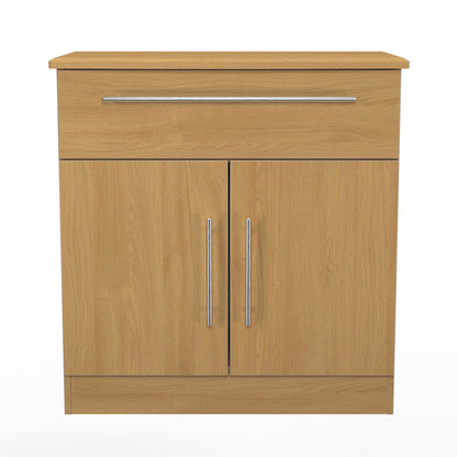 Sherwood Sideboard Natural 2 Doors 1 Drawer 77cm