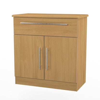 Sherwood Sideboard Natural 2 Doors 1 Drawer 77cm