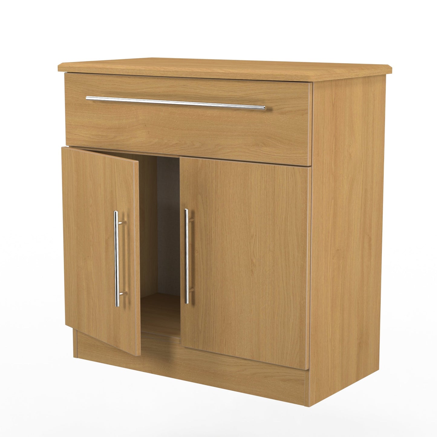 Sherwood Sideboard Natural 2 Doors 1 Drawer 77cm