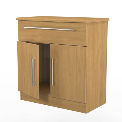 Sherwood Sideboard Natural 2 Doors 1 Drawer 77cm