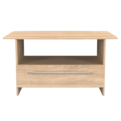 Sherwood Coffee Table Light Oak 1 Shelf 1 Drawer 93cm