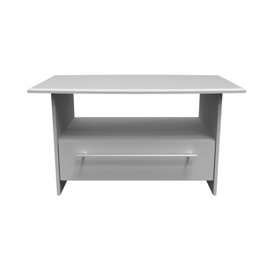 Sherwood Coffee Table Grey 1 Shelf 1 Drawer 93cm