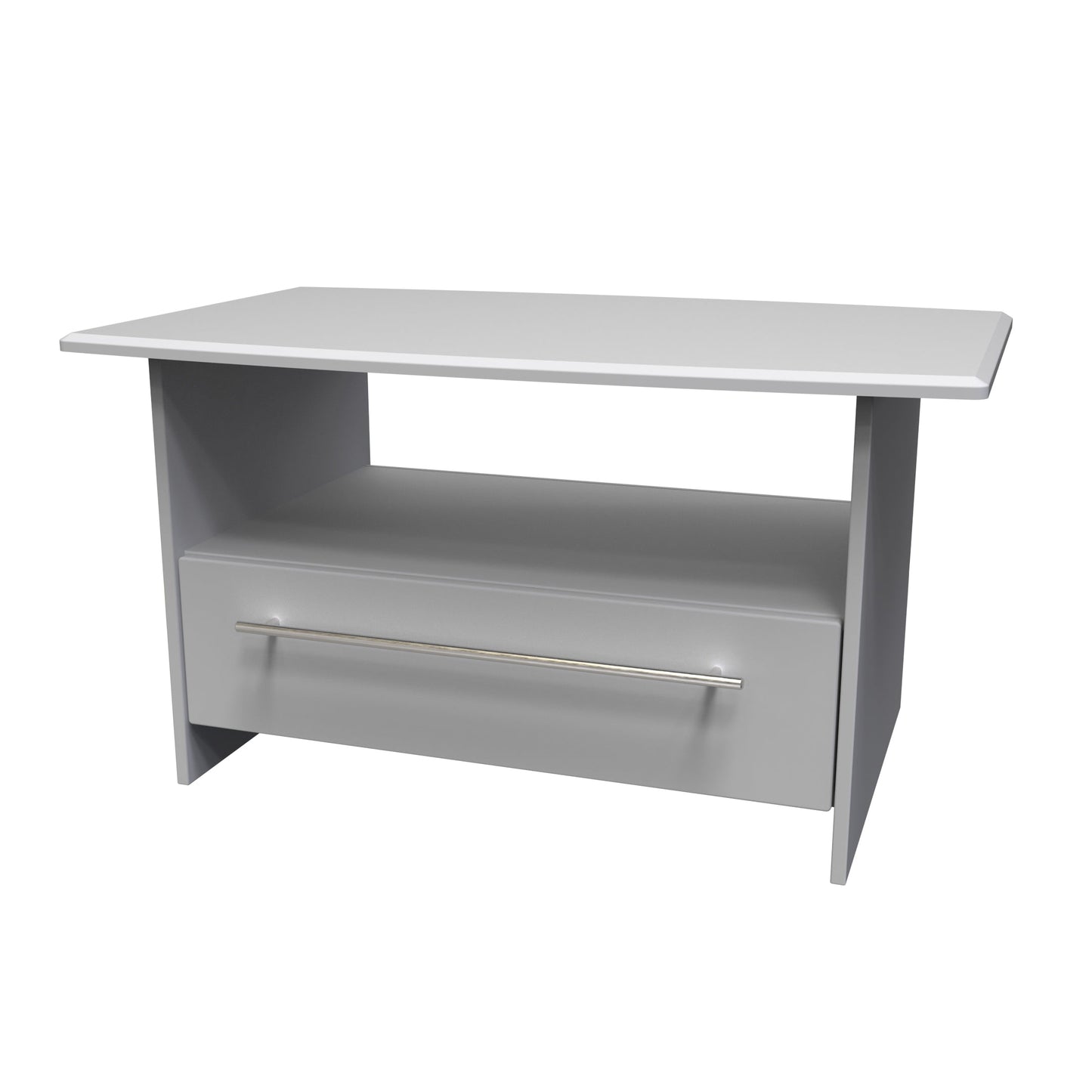 Sherwood Coffee Table Grey 1 Shelf 1 Drawer 93cm