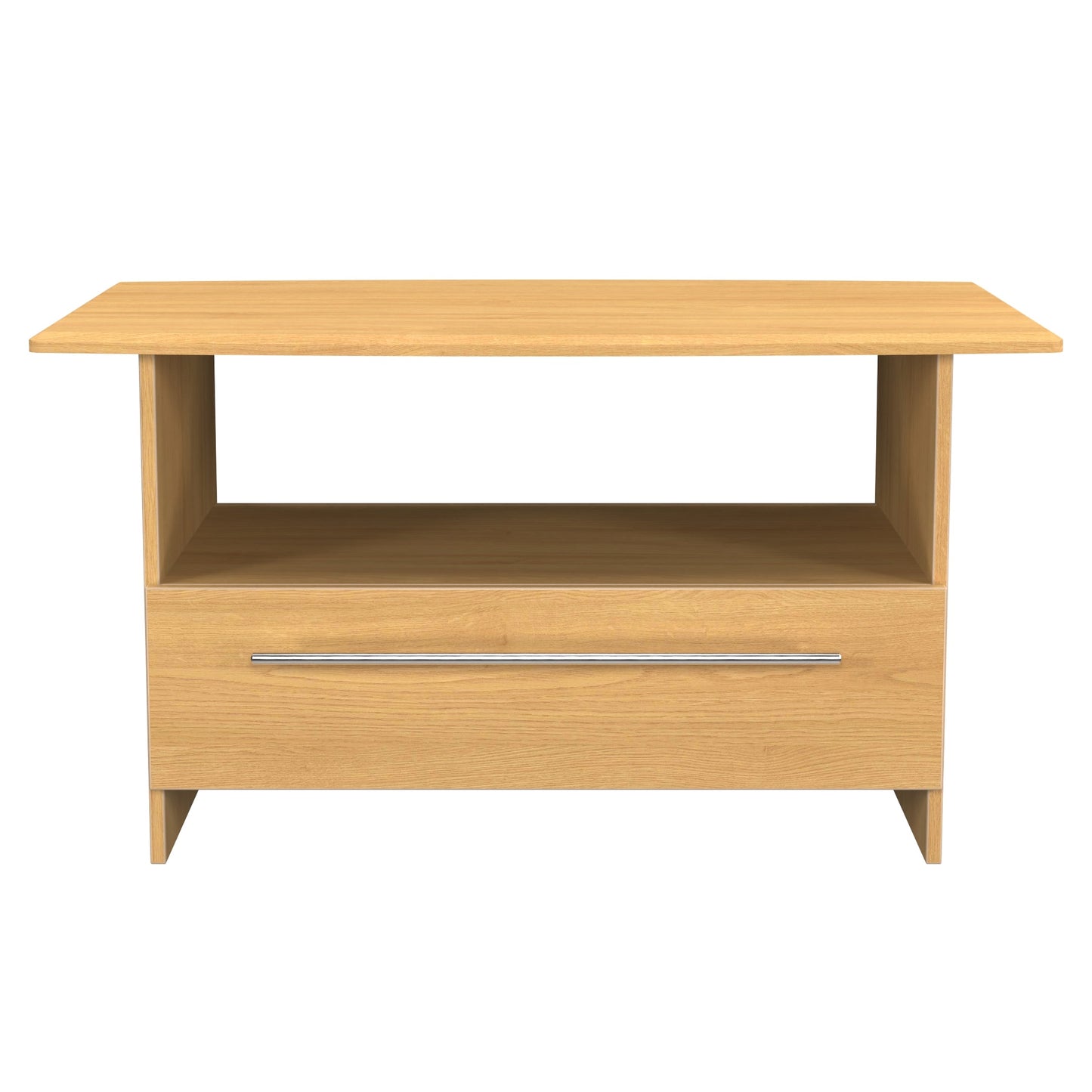 Sherwood Coffee Table Natural 1 Shelf 1 Drawer 93cm