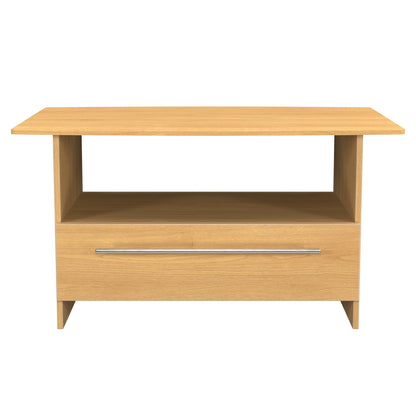 Sherwood Coffee Table Natural 1 Shelf 1 Drawer 93cm