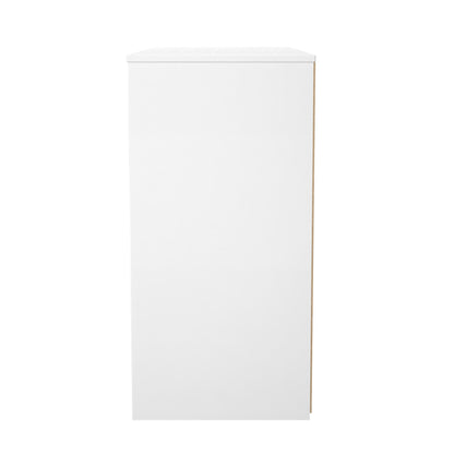 San Jose Large Chest of Drawers White 6 Drawers 115cm