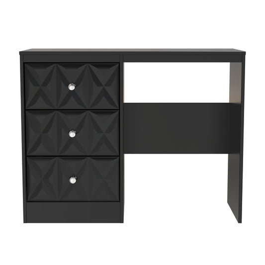 San Jose Desk Black 3 Drawers 97cm