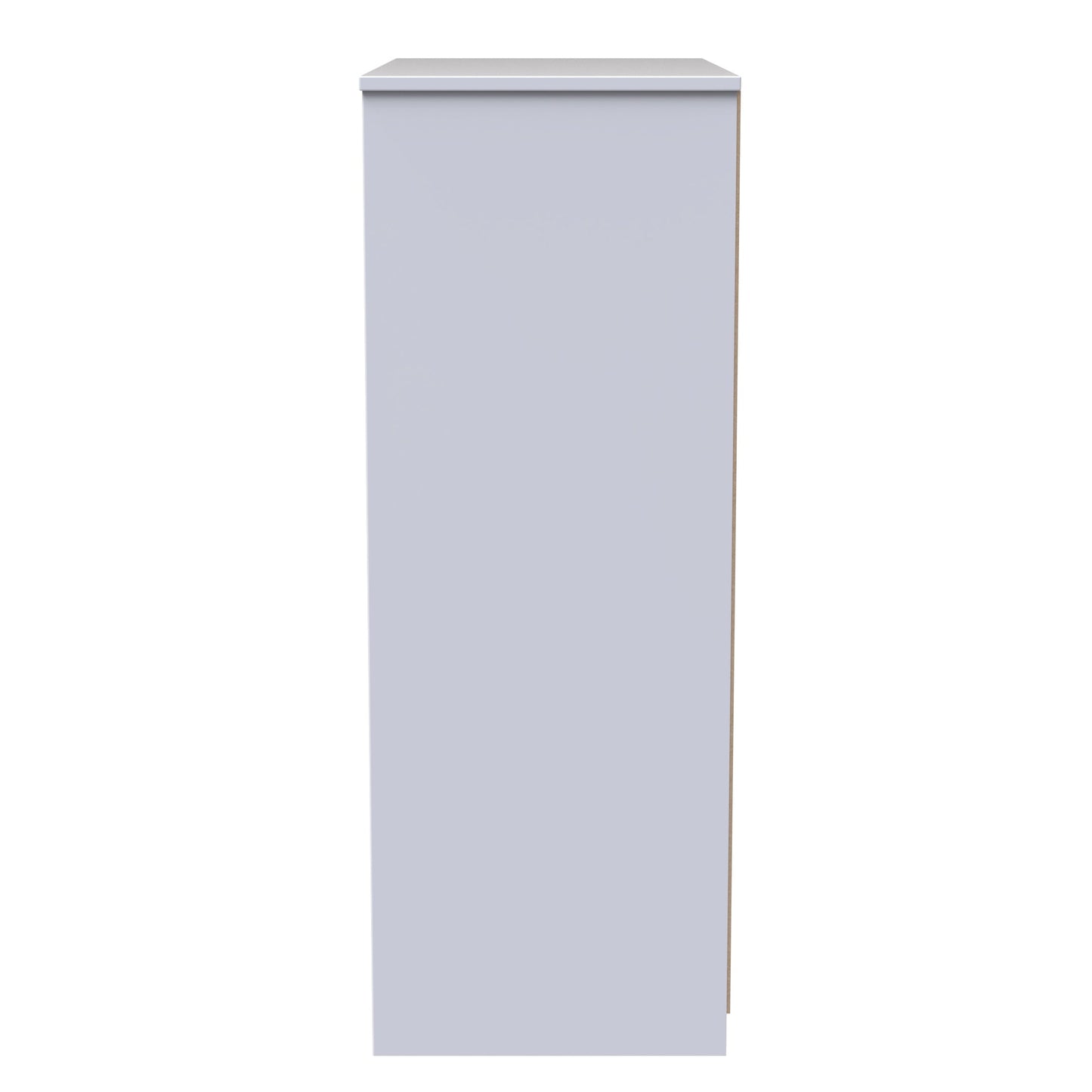 San Jose Tall Chest of Drawers Dark Grey & White 4 Drawers 77cm