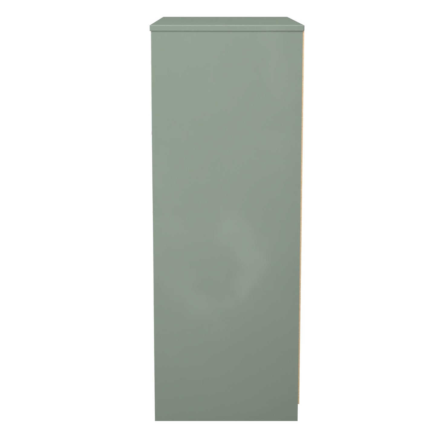 San Jose Tall Chest of Drawers Green 4 Drawers 77cm