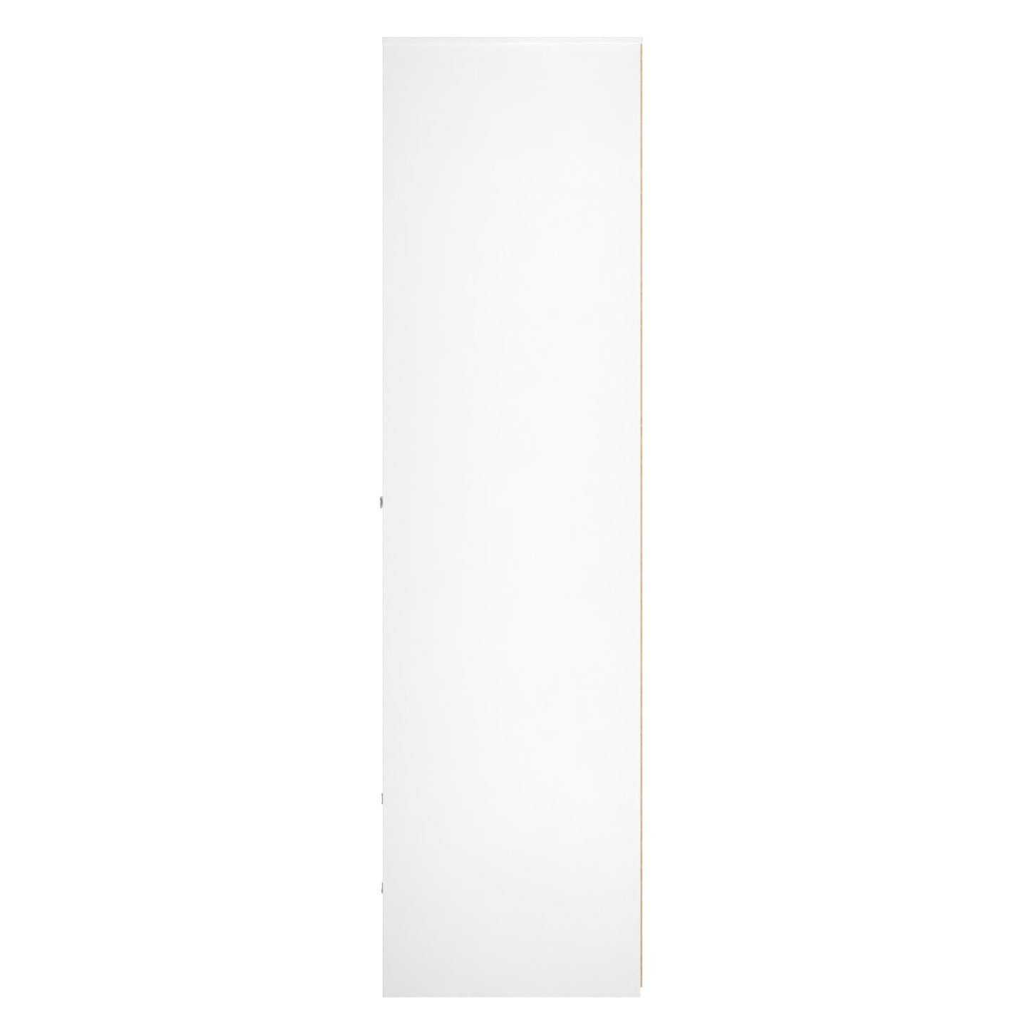 San Jose Tall Wardrobe White 2 Doors 2 Drawers 77cm